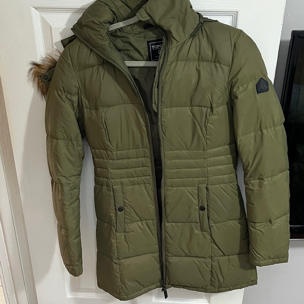 Top gun  Khaki Puffer Coat